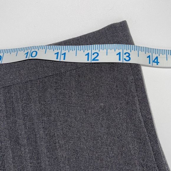 J. Crew Womens Pleated Skirt Knee Length Lined Casual Flare Gray Size 0 - Picture 7 of 8